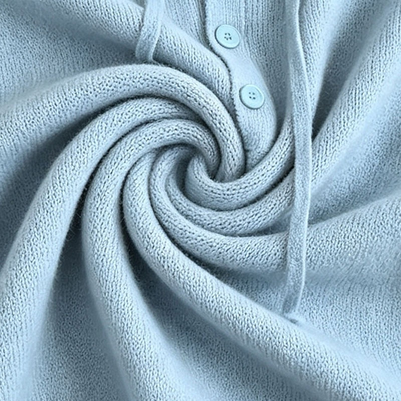 Cerys | Relaxed Hooded Knit Hoodie