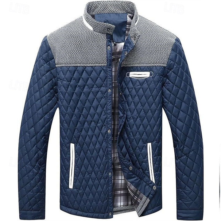 Gareth | Quilted Stand-Collar Jacket