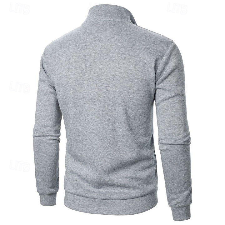 Gordon | Quarter-Zip Stand Collar Sweatshirt