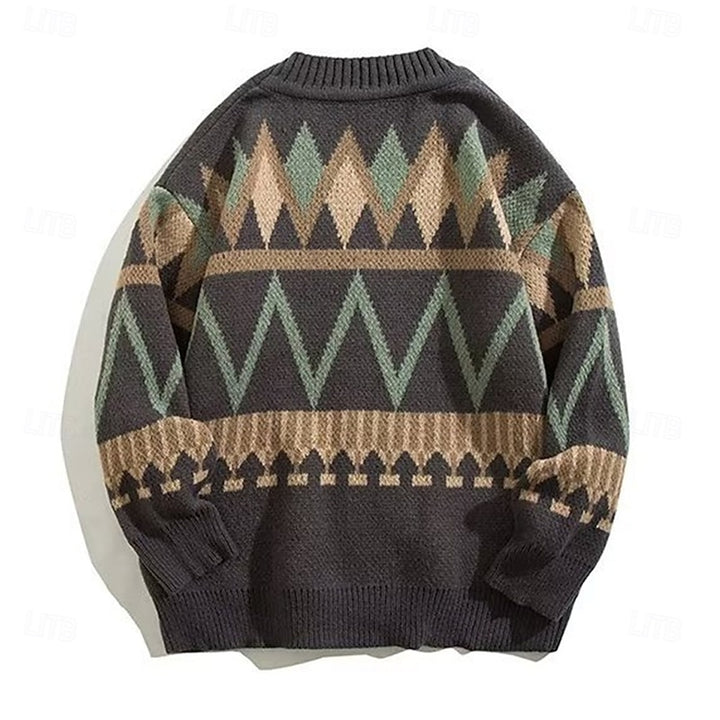 Gregory | Christmas Button-Up Cardigan