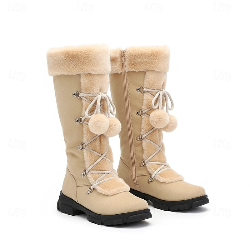Brielle | Cosy Lace-Up Winter Boots