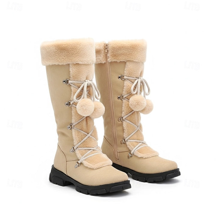 Brielle | Cosy Lace-Up Winter Boots
