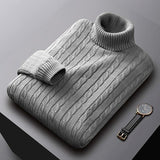 Sebastian | Cable-Knit Turtleneck Jumper