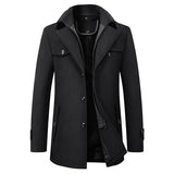 Franklin | Layered-Collar Business Coat