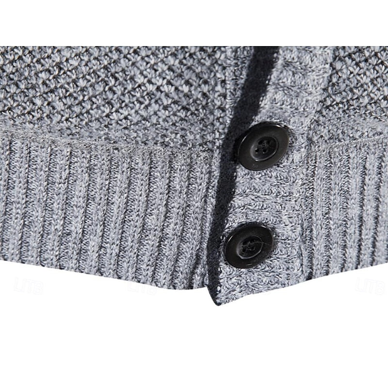 Miles | Refined V-Neck Button Cardigan