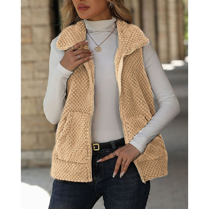 Antoinette | Textured Zip-Up Gilet