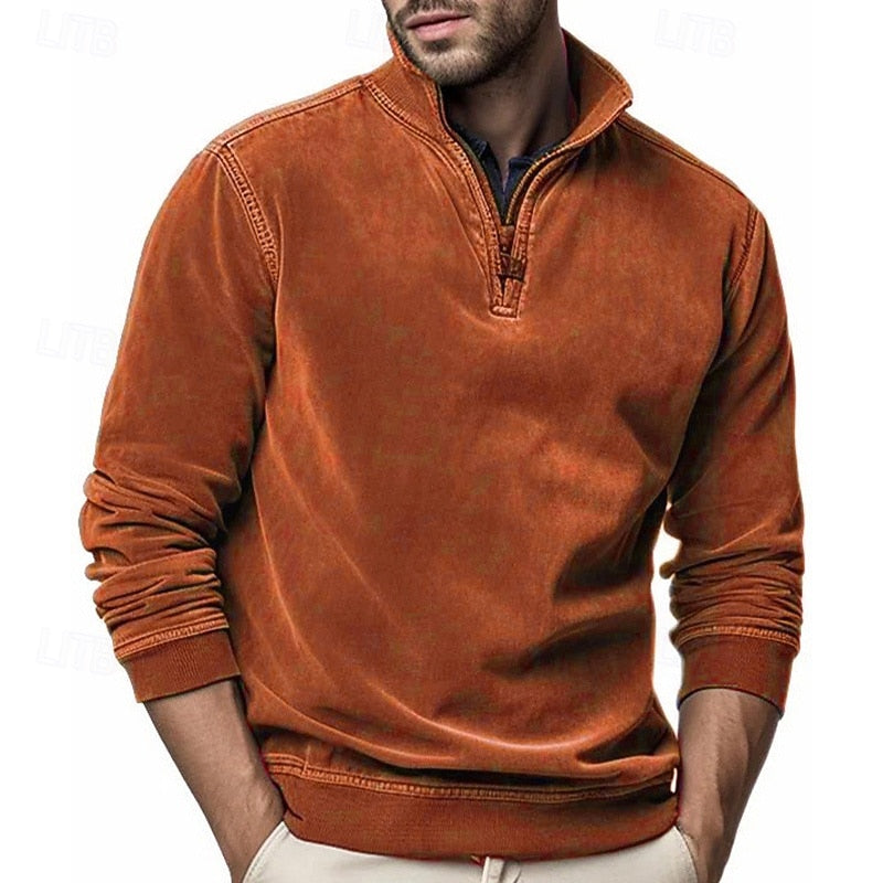 Weston | Quarter-Zip Stand-Collar Pullover