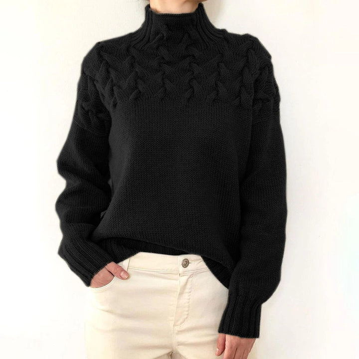 Bryony | Cable-Knit Turtleneck Sweater