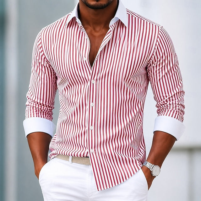 Hartley | Non-Iron Striped Dress Shirt